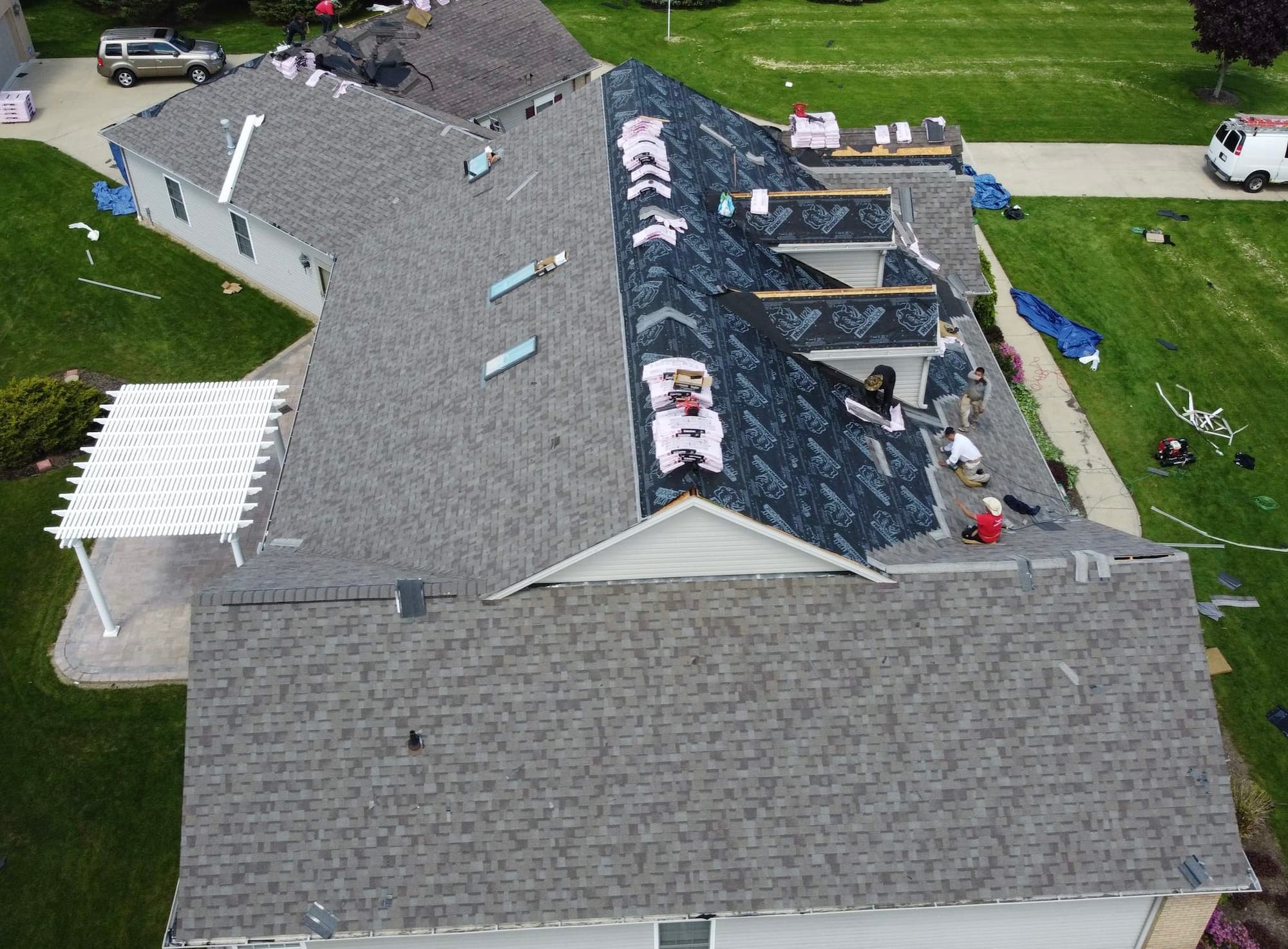 Roof Replacement services provided by BLC Roofing
