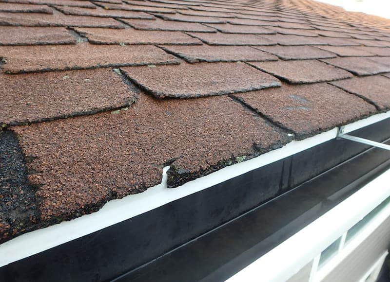 Worn out shingles can be repaired by roofing experts at BLC Roofing in Akron OH