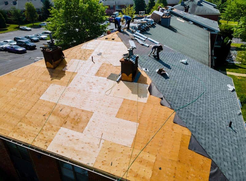 Roof Replacement services provided by BLC Roofing